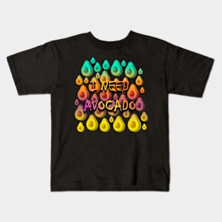 avocado popart Kids T-Shirt